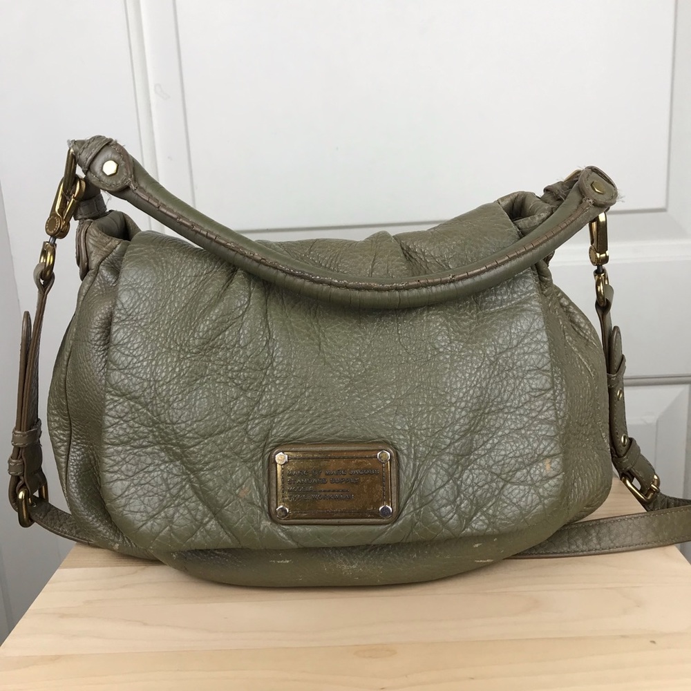 Marc Jacobs Heavy leather flap Hobo bag
